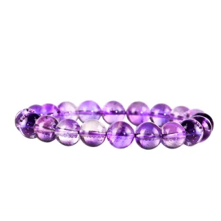 【開運方程式】紫超七手珠9mm(紫水晶l超七水晶l手鍊)