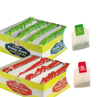 【DONG JYUE 東爵】即期品-東爵免濾茶包2gx100入/盒(烏龍茶/錫蘭紅茶)