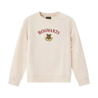 【GIORDANO 佐丹奴】女裝哈利波特授權長袖大學TEE Harry Potter系列(03 奶白)