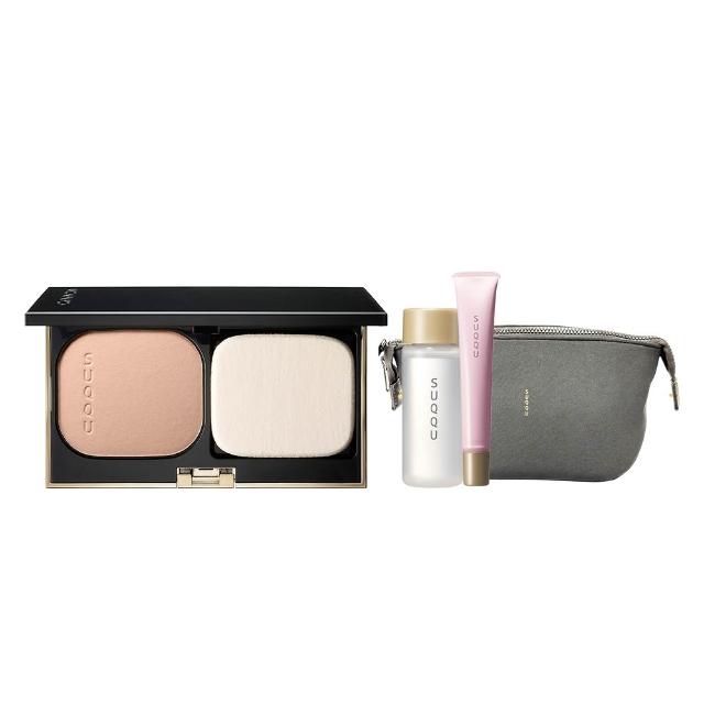 【SUQQU】晶采光艷粉餅+盒(加贈妝前乳+潔膚油)