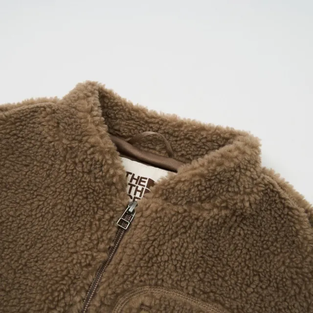 【The North Face】TNF 休閒 運動 刷毛 保暖外套 W EXTREME PILE 2 FZ JACKET - AP 女 棕(NF0A8ESPBOW)