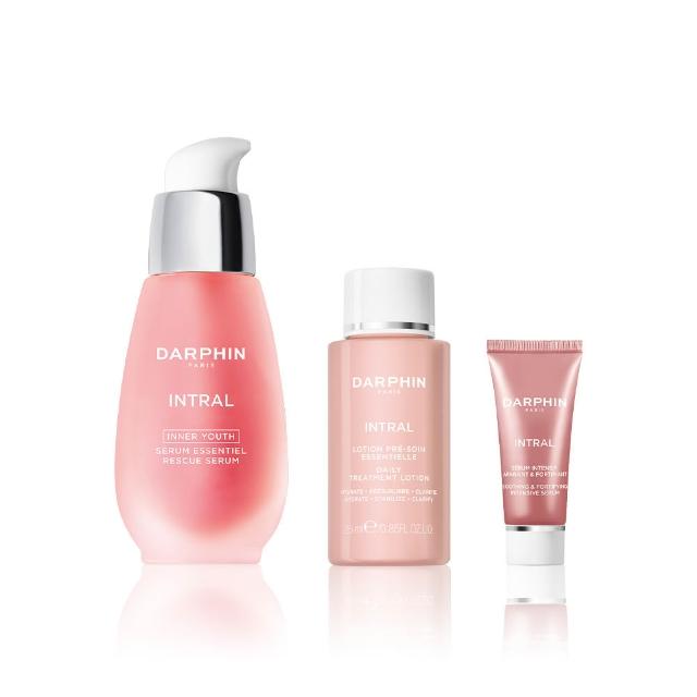 【DARPHIN 朵法】粉嫩穩膚保濕寵愛組(全效舒緩精華30ml/小粉紅精華)