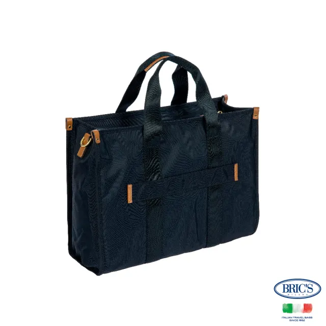 【BRIC S】雙11 義大利時尚 X-Bag M尺寸 歌劇院托特包(深藍/橄欖綠/黑色/混羊毛堅果/波爾多酒紅)
