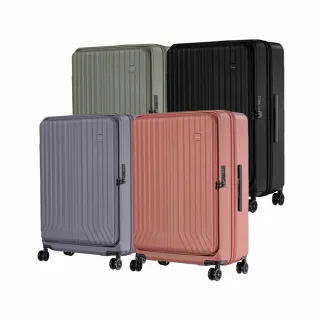 【AOU 微笑旅行】旅行逸遠第二代系列29吋 前開式旅行箱 可擴充行李箱 防爆拉鍊(前開上掀式可擴充行李箱)