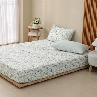 【HongYew 鴻宇】台灣製100%精梳棉 床包枕套組 單人(多款)