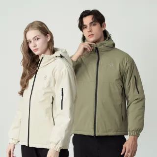 【pierre cardin 皮爾卡登】網路獨家 男女款 保暖防風防潑水科技棉連帽外套(多色任選)