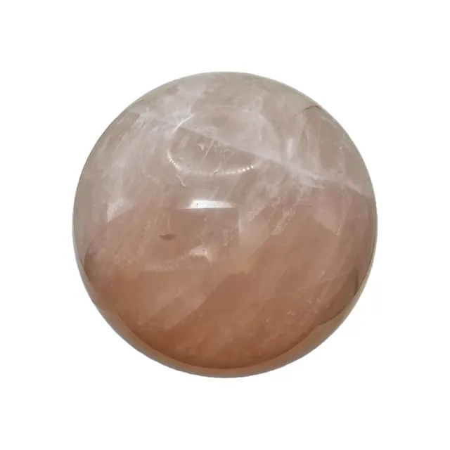 【藏古祥館】一級品天然水晶粉晶球WBP18(水晶)