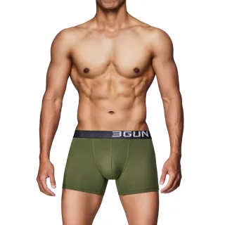 【3GUN】官方直營 棉選  柔軟透氣男莫代爾棉平口褲(男內褲 多色任選)