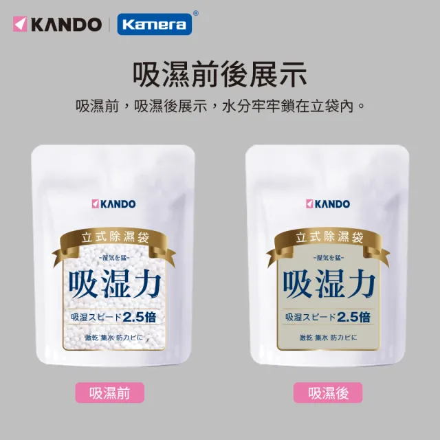 【Kando】20入-200g 立式除濕袋(除濕包/除濕劑/防潮/脫臭/衣物//鞋子/鞋櫃/衣櫥櫃)