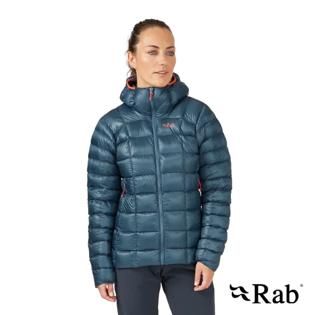 【RAB】Mythic G Jacket Wmns 神話極致輕量保暖羽絨連帽外套 女款 獵戶藍 #QDB63