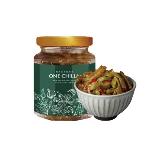 【ONE CHILLA】灣沏辣脆貢菜260g任選(醋香蒜辣/香茄芝芝/無防腐劑人工色素)