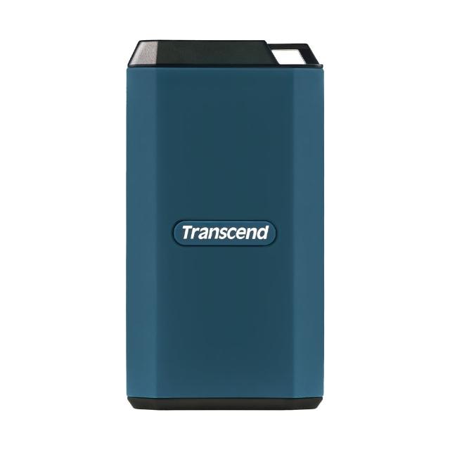 【Transcend 創見】ESD410C 4TB USB3.2/Type C 抗摔防水雙介面 外接SSD行動固態硬碟-藏青藍(TS4TESD410C)