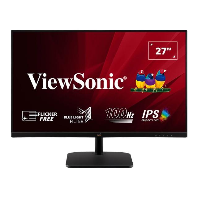 【ViewSonic 優派】VA2732-MH-2 27型 IPS 100Hz 護眼電腦螢幕(內建喇叭/1ms)