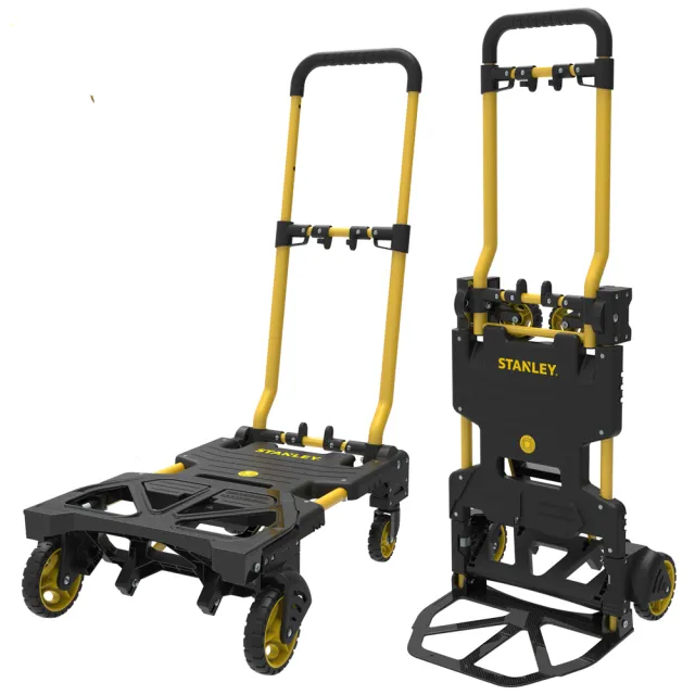 【Stanley】組合 二合一折疊手推車+折疊置物籃
