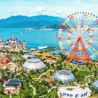 【指定下殺-五星芽莊大叻雙城記】休閒芽莊海島+大叻轉經輪泥雕公園6日