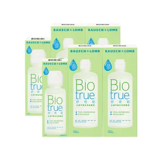 【博士倫】舒視能水漾平衡多效保養液300ml x2瓶+120ml x1瓶組-2入組(隱形眼鏡藥水 保養液)