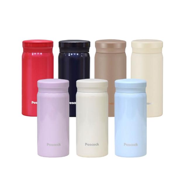 【Peacock 日本孔雀】小資族 超輕量隨身不鏽鋼 保冷保溫杯200ML-任選(迷你杯)