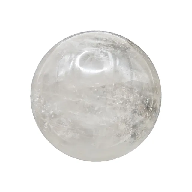 【藏古祥館】一級品天然白水晶球 WBW43(水晶)