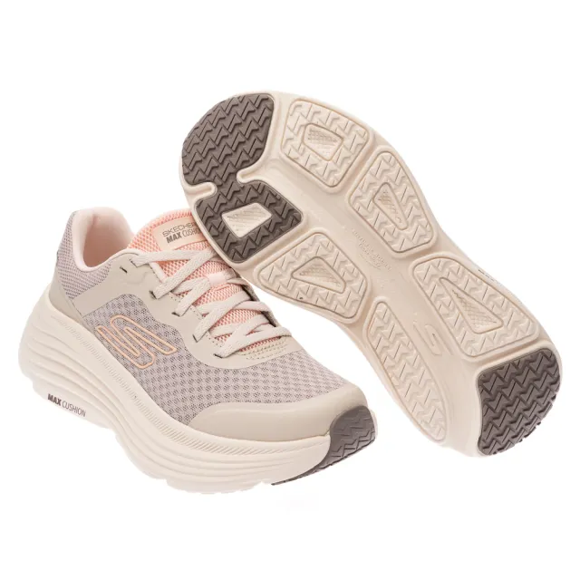 【SKECHERS】女鞋 慢跑系列 慢跑鞋 GO RUN MAX CUSHIONING ENDEAVOUR(129470NAT)
