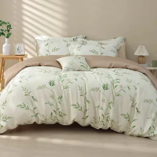 【HongYew 鴻宇】台灣製100%天絲 兩用被床包枕套組 雙人(多款 60支/300織)