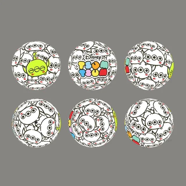 【Pintoo】Tsum Tsum - 三眼怪 - 造型鑰匙圈拼圖24片