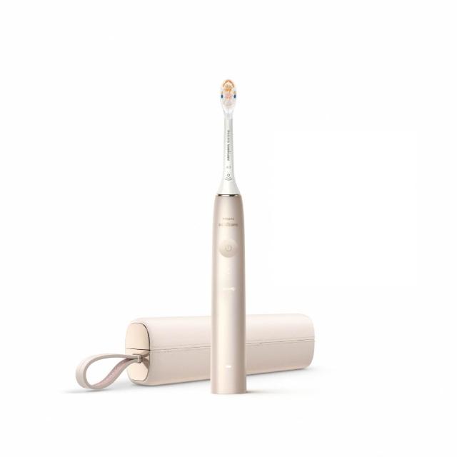 【Philips 飛利浦】官方直營 Sonicare頂級尊榮AI智能音波電動牙刷-香檳金(HX9996/11)