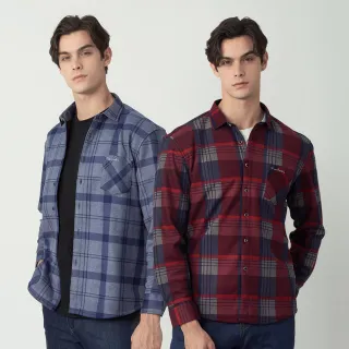 【pierre cardin 皮爾卡登】網路獨家 男款 加絨保暖休閒長袖襯衫/外套(多款任選)