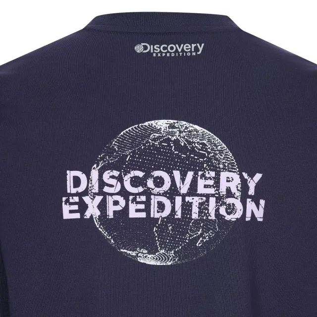 【Discovery Expedition】地球印花長袖上衣 長袖T恤 機能上衣(DXRL2C054-PPD)