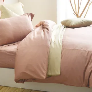 【LAMINA】吉祥富貴精梳棉單人被套-黛粉