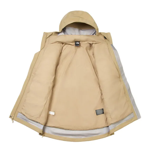 【The North Face】TNF 羽絨 三合一外套 W STORMPEAK FL TRICLIMATE PARKA - AP 女 卡其(NF0A8EQQLK5)