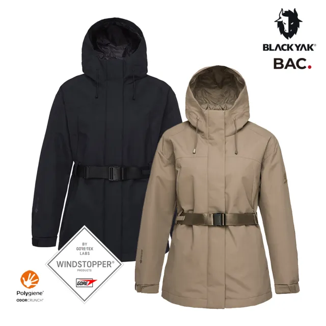【BLACKYAK】女 TRAVEL GTX WSP防風外套[兩色]BYEB2WJ204(銀離子 休閒外套 保暖 防風 女款)