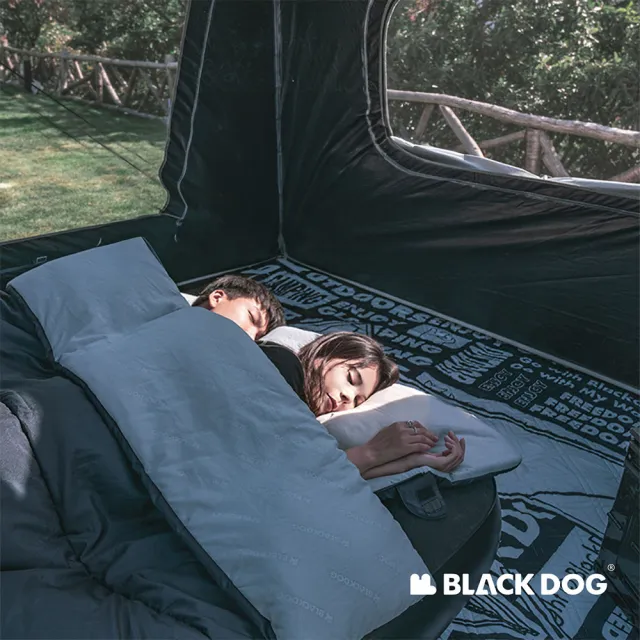 【Blackdog】base思眠可機洗拼接信封睡袋 WS052(台灣公司貨)