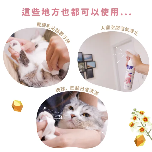 【光能淨】貓咪專屬！瞬效去味除菌噴霧600ml-安心乳香(抗菌除臭 肌膚護理 安心寧神 舒緩身心)