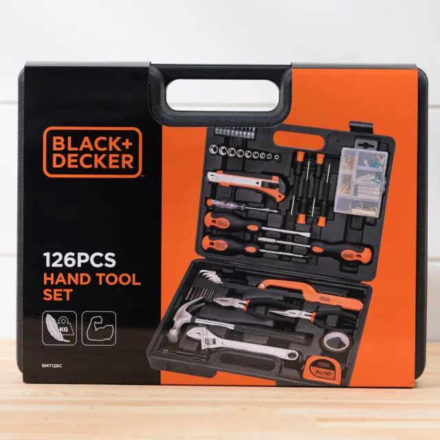 【Black+Decker】126件家用工具組 BMT126C