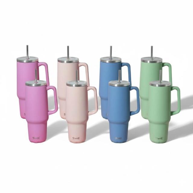【S’well】美國 Tumbler不鏽鋼吸管保溫隨行杯 1180ml/880ml 多色任選 / swell 冰霸杯