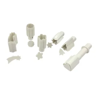 【金德恩】六種圖型餅乾模一組(起司模型 奶油塊造型 巧克力模具 工具料理 烘焙模具 餅乾模型)