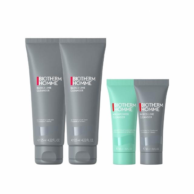 【碧兒泉】官方直營 男仕 礦泉溫和型潔面膠 125mlx2(BIOTHERM男性保養)