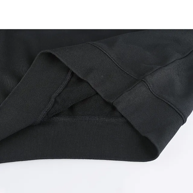 【Paul Smith】PAUL SMITH 泡泡字體LOGO藍綠交錯厚磅有機棉休閒長袖T恤(男款/黑)