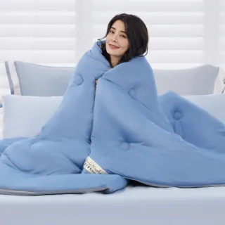 【Tonia Nicole 東妮寢飾】暖棉眠石墨烯膠原蛋白水洗冬被-特大(多款任選/棉被/冬被)
