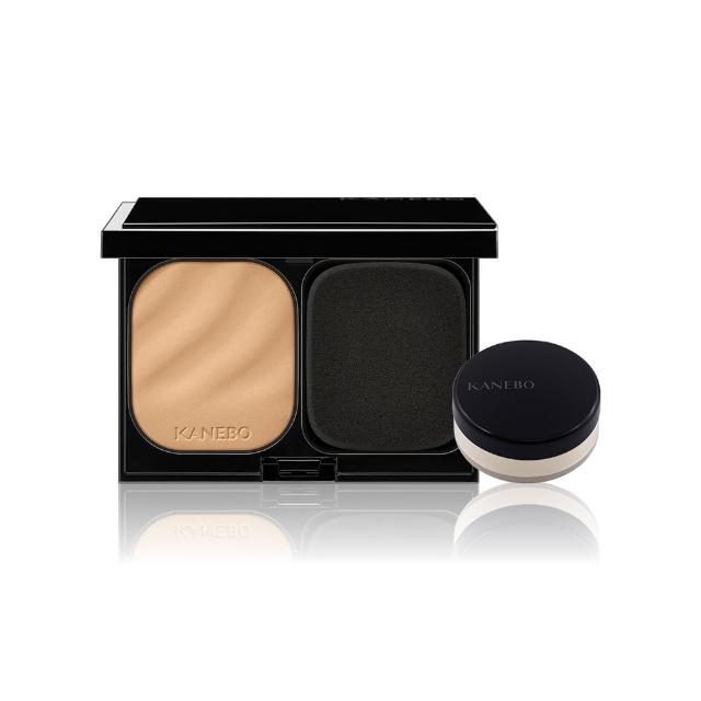 【Kanebo 佳麗寶】KANEBO 輕透凝潤粉餅全套組(多色任選_大K_加贈輕爽持妝蜜粉)