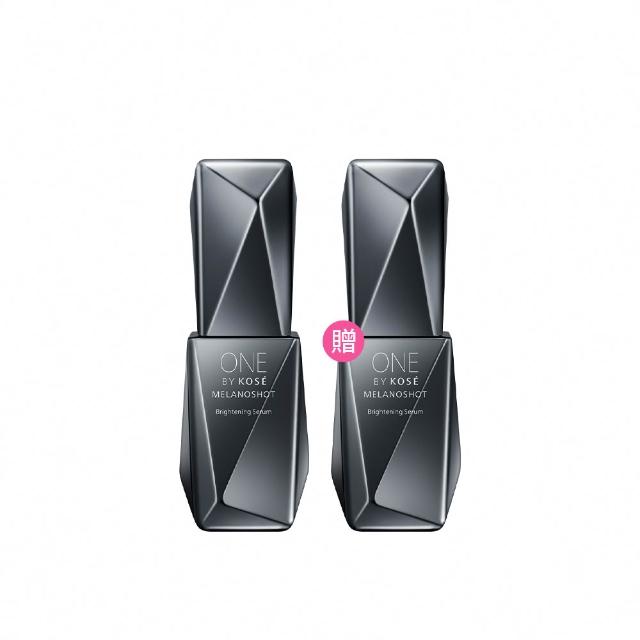 【KOSE 高絲】ONE BY KOSE 瞬淨透擊斑精萃W 40mL(買1送1)