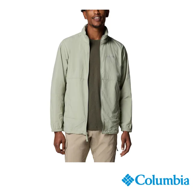 【Columbia 哥倫比亞】男款-超防曬UPF50防潑水風衣(多色任選)