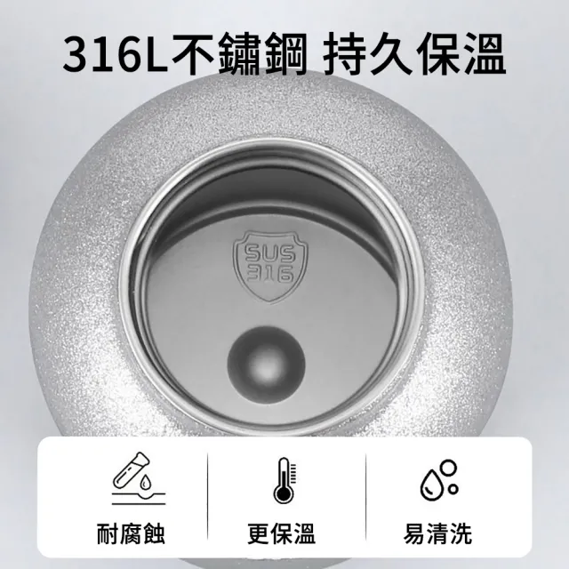 【SUNLY】600ML 316戶外便攜運動水壺 不鏽鋼真空保溫瓶 旋蓋直飲隨行杯 騎行杯 車載杯