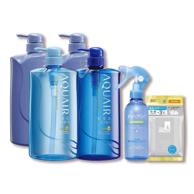 【阿葵亞】重量版 淨水賦活 洗髮/潤髮 1000ml x4入(網路獨家)
