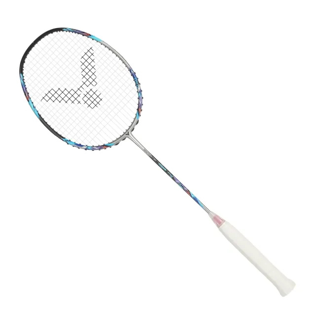 【VICTOR 勝利體育】突擊THRUSTER 羽球拍 4U/5U(TK-HAWK PRO S/J 太空銀/萱草紫)