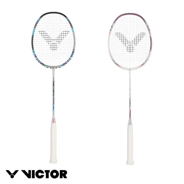 【VICTOR 勝利體育】突擊THRUSTER 羽球拍 4U/5U(TK-HAWK PRO S/J 太空銀/萱草紫)