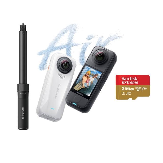 【Insta360】X4 Air 8K全景運動相機 256G標準套裝-子彈時間自拍棒2.0組(原廠公司貨)