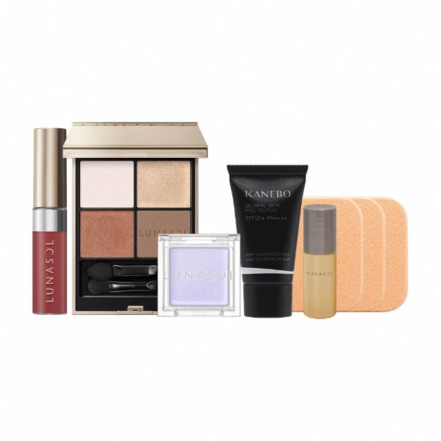 【Kanebo 佳麗寶】LUNASOL 晶巧霓光派對禮盒組 #冰雪奇園(加贈防曬粉底組)