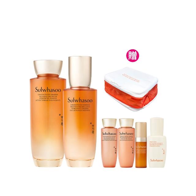 【雪花秀】官方直營 滋陰蔘極萃水乳組(Sulwhasoo 滋陰蔘極萃乳 125ml+滋陰蔘極萃水 150ml)