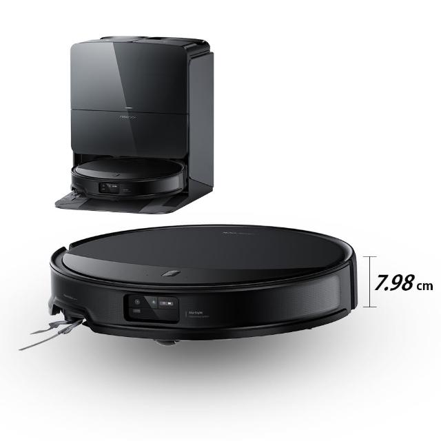 【Roborock 石頭科技】G20S Ultra扁幅俠掃拖機器人(7.98超薄/星陣導航/零纏繞/恆濕熱拖/80度熱水洗)